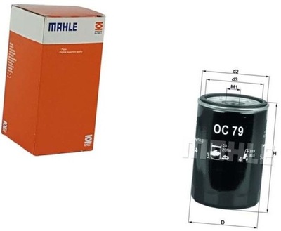 MAHLE FILTRO ACEITES OC 79  