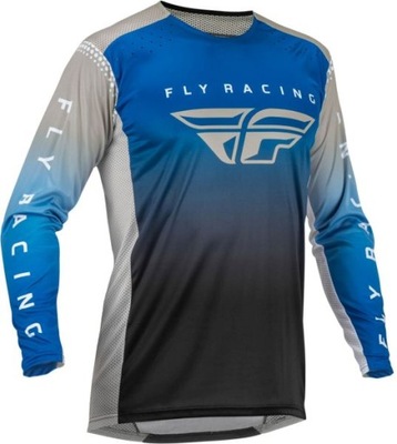 FLY RACING KOSZULKA CROSS/ENDURO LITE BLUE GREY BLACK 2XL 