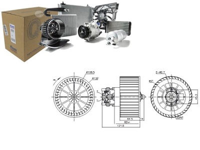 VENTILADOR SOPLADORES INTERIOR NISSENS 87479 FIAT SEICENTO 98- NISSENS  