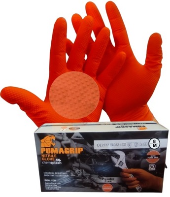 Rękawice jednorazowe ochronne do chemikaliów 10/XL