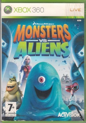 MONSTERS vs ALIENS Potwory kontra Obcy XBOX 360