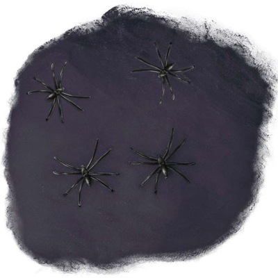 PAJĘCZYNA czarna HALLOWEEN sieć pająka 60 gr