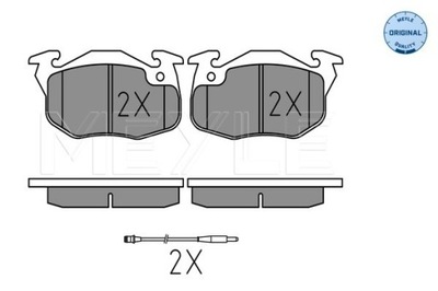 PADS BRAKE RENAULT P. 9/11/19/21/25 FROM  