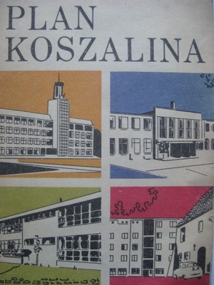 Koszalin PLAN KOSZALINA PKP PKS 1968