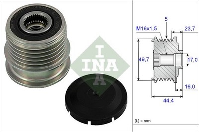 INA 535001110 СЦЕПЛЕНИЕ ГЕНЕРАТОРА DB