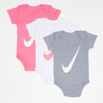 Body niemowlęce 0-6 miesięcy NIKE 3-PACK