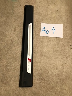 Audi a6 молдинг порог левая 4f0853375c, sline фото №1