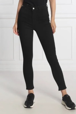 Spodnie jeansy damskie BOSS czarne 26