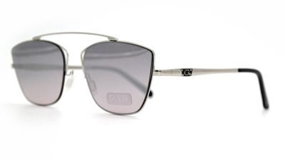 GUESS Okulary damskie GF0331 srebrne OGS30