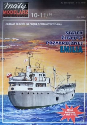 Mały Modelarz Statek Żeglugi EMILIA 10-11/98