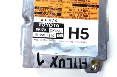 Модуль подушка безопасности toyota hilux vii pick-up _n1_, _n2_, _n3_ 891700k090 2.5l фото №1