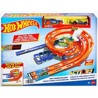 HTK17 tor Hot Wheels Zakręcona Pętla 2 autka