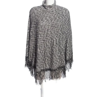 BERSHKA Ponczo Rozm. EU 36 jasnoszary Poncho