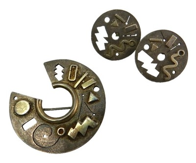 Komplet srebrnej biżuterii – Metaloplastyka
