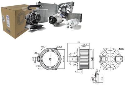 VENTILADOR SOPLADORES LAND ROVER DISCOVERY 3 DISCOVERY IV RANGE ROVER  