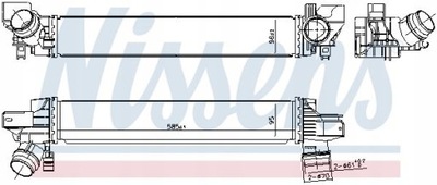 NISSENS 961233 RADUADOR AIRE DE CARGA  