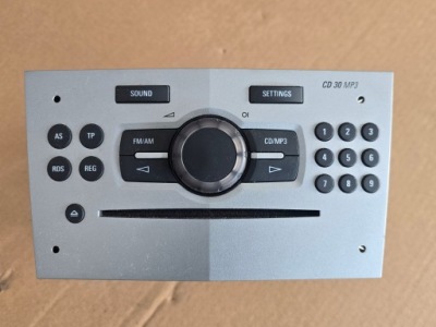 Opel corsa d рестайлинг  оригинальные радио cd mp3 silverbox 13357127 в хорошем состоянии фото №1