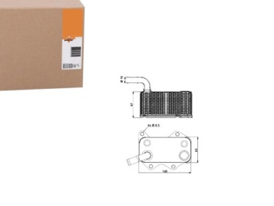 Nrf 31172 радіатор оливи, олія двигунний фото №1