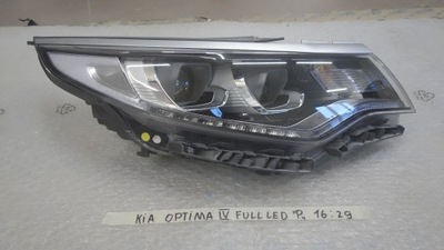 KIA OPTIMA 4 IV 15- ПРАВОЕ ФАРА ПЕРЕД FULL LED (СВЕТОДИОД ) EU