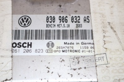 Vw lupo 1.0 бортовой компьютер двигателя bosch 030906032as фото №1
