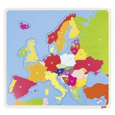 UKŁADANKA - MAPA EUROPY, GOKI