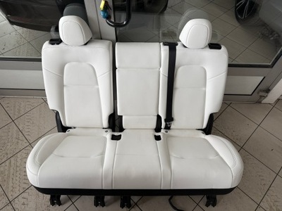 Tesla model y 20- заднее сиденье задняя задняя белый кожа фото №1