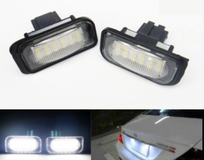 MERCEDES C KLASA W203 CLK W209 Dioden Kennzeichen Halter LED | thumb 3