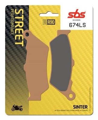 ZAPATAS DE FRENADO SBS 674LS ZERO DS ZF13.0 16-17  