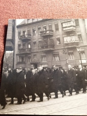 POZNAŃ 1930- FR. RAFINSKI - REKLAMA RESTAURACJA - KONDUKT ZAŁOBNY