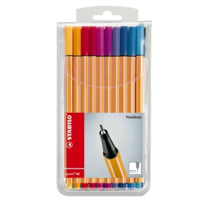 CIENKOPIS STABILO POINT 88 ZESTAW 20 KOLORÓW ETUI