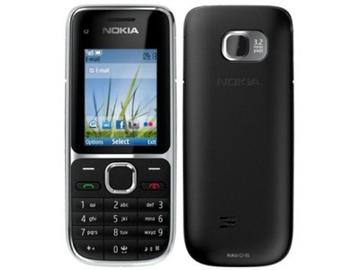 Telefon komórkowy Nokia C2-01 64 MB / 64 MB czarny