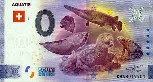 Banknot 0 Euro 2021 ( Szwajcaria ) - Aquatis