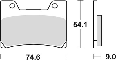 TRINKELĖS STABDŽIŲ ORGANIC YAMAHA FZR 600 90-95, TDM 850 96-01, FZR1000 89-90 