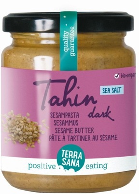 Tahina pasta sezamowa ciemna BIO 250g Terrasana