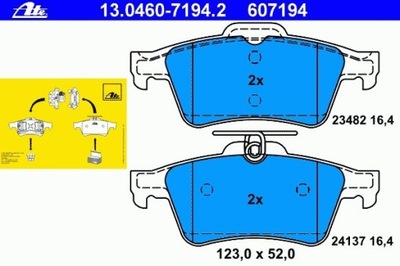 ZAPATAS DE FRENADO OPEL VECTRA C 02- PARTE TRASERA  