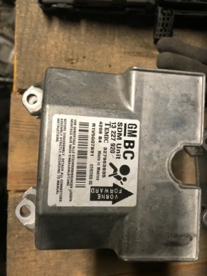 Opel модуль подушек подушка безопасности 13227920 bc фото №1