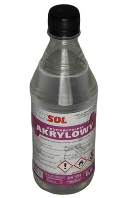 ROZCIEŃCZALNIK DO AKRYLU AKRYLOWY 0,5L LAKSOL PROFESSIONAL