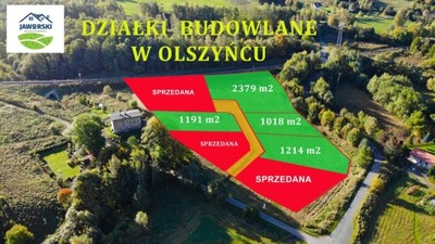 Działka, Olszyniec, Walim (gm.), 1018 m²