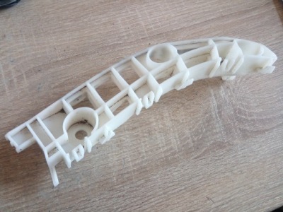 Направляющая бампера mitsubishi outlander перед oryg. фото №1