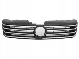 Volkswagen passat b7 10- решітка радіатора середня хром now фото №1