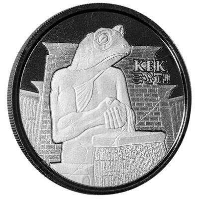 Srebrna moneta Egipskie Relikwie: Kek, 1 oz, 2022