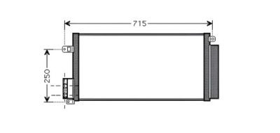 Конденсатор, кондиционер. alfa romeo giulietta 10- фото №1