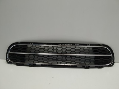 06+ mini cooper r56 решітка хром бампера перед фото №1