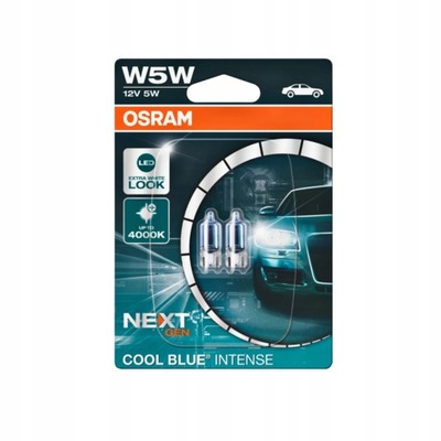 LUZ OSRAM W5W COOL BLUE POZYCYJNE SKODA SUPERB  