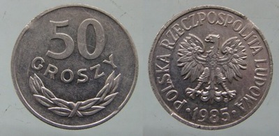 8072. PRL, 50 GR. 1985, DESTRUKT - FRAGMENT ŁUKU