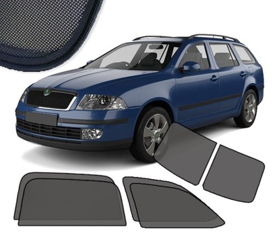 CORTINAS DEDYKOWANE SKODA OCTAVIA 2 UNIVERSAL 2004-13  