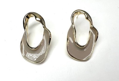 Pozłacane Kolczyki Butikowe Srebrny sztyft 925 Lolita Accessories