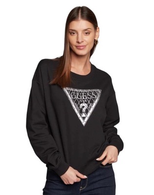 GUESS Bluza damska W3RQ01 K4BD0 Czarna Regular L