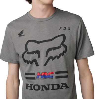 Koszulka T-shirt Fox X Honda II Heather Graphite M