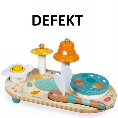 Mini Stolik MUZYCZNY Drewniany INSTRUMENTY Janod